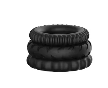 Set de 4 Anillos de Silicona - La Maleta Rosada Juguetes Sexuales