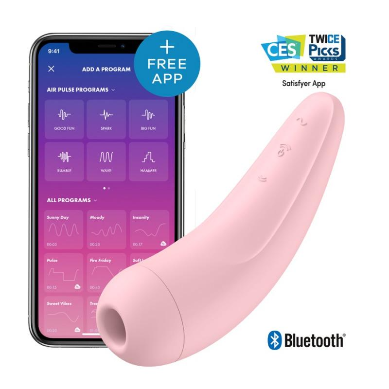 Succionador Satisfyer Curvy 2+ - La Maleta Rosada Sex Shop
