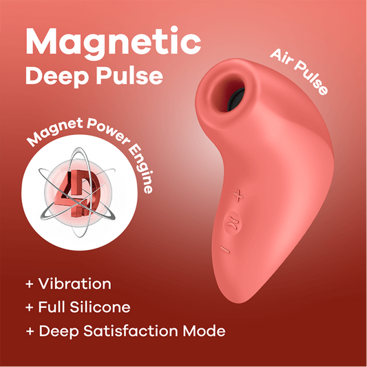 Succionador de Clítoris Satisfyer Magnetic Deep Pulse – La Maleta Rosada Sex Shop