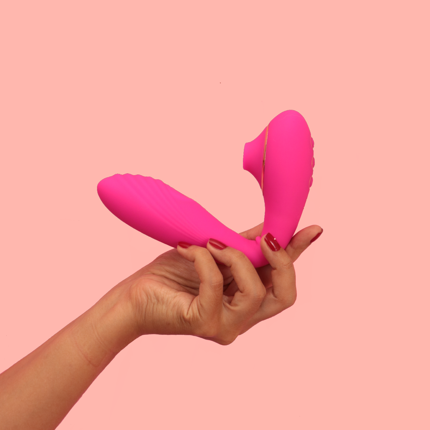 Vibrador y Succionador CLITO - La Maleta Rosada Sex Shop