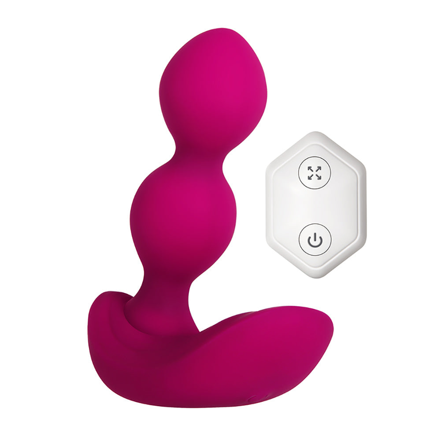 Vibrador Anal con Bolas Inflables Zero Tolerance