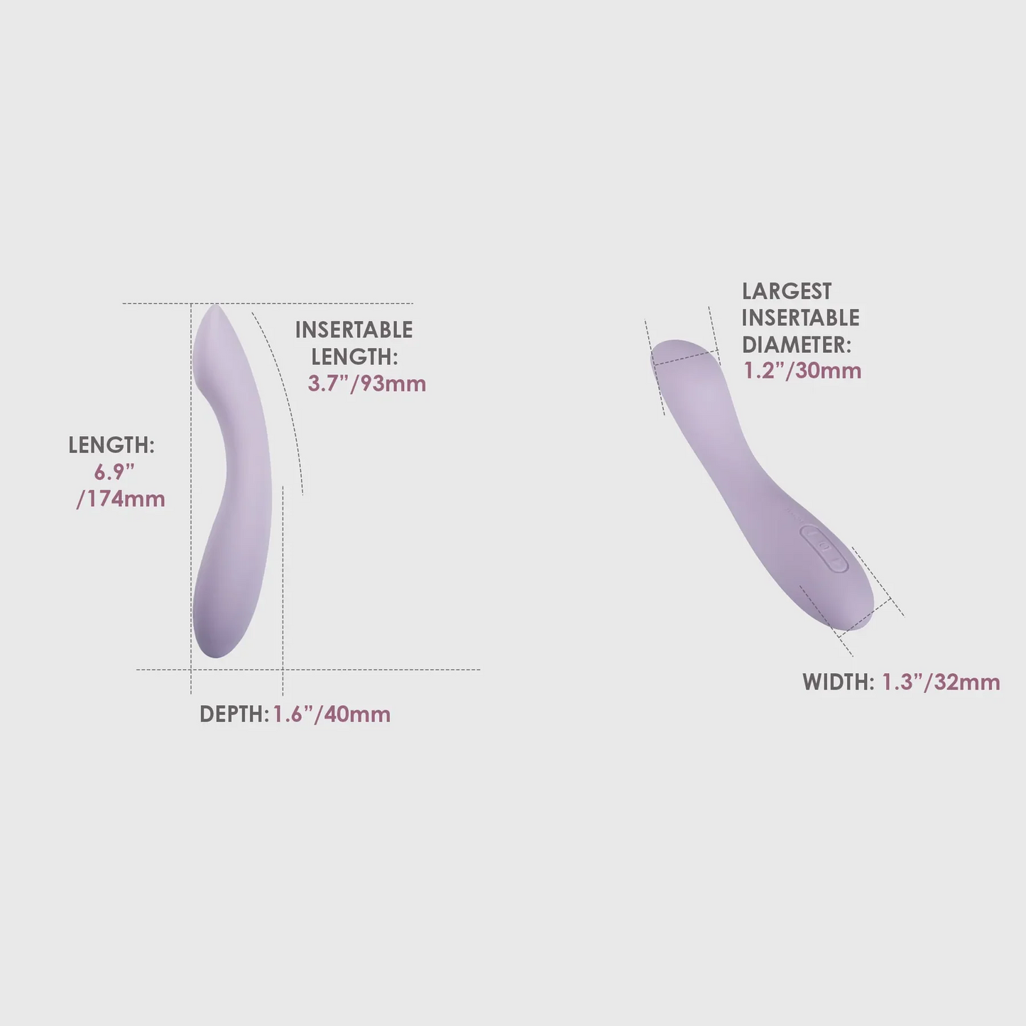 Vibrador Amy 2 de Svakom - La Maleta Rosada Vibrador Flexible