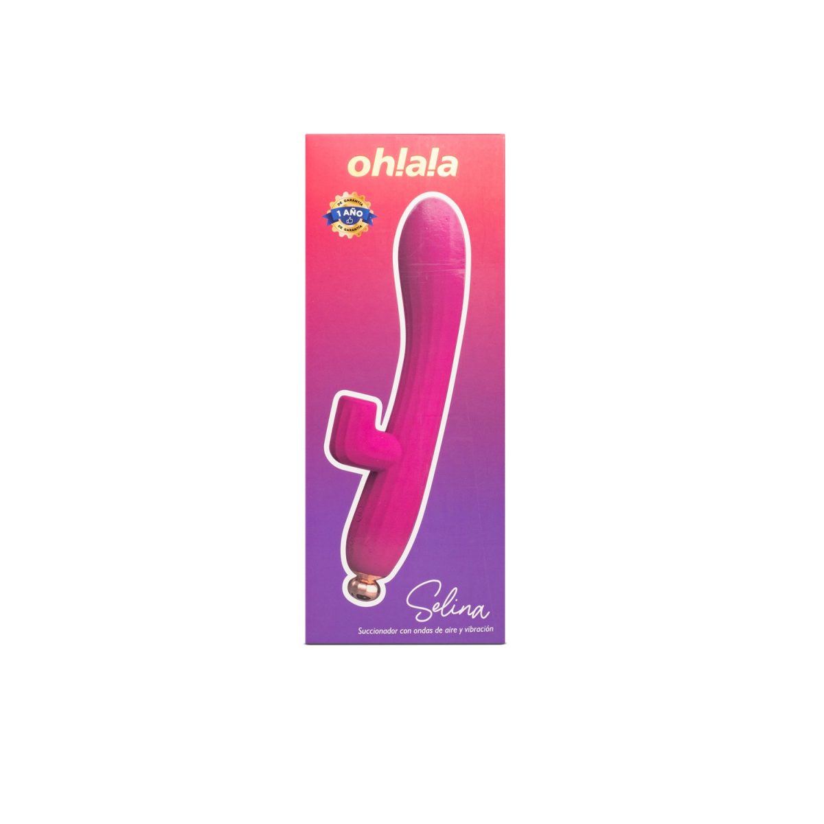 Vibrador Conejo Selina - La Maleta Rosada Sex Shop