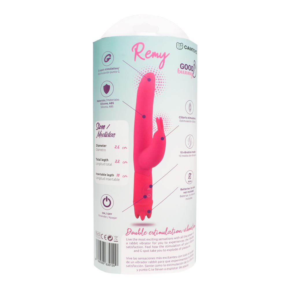 Vibrador Doble Remy - La Maleta Rosada Sex Shop