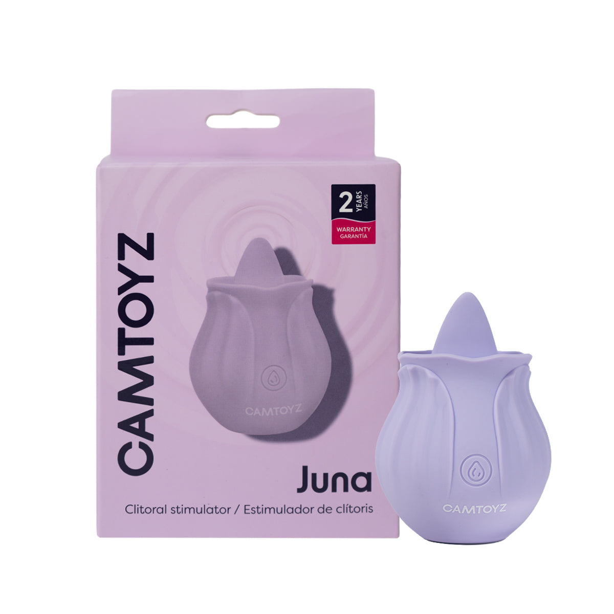 Vibrador Flower Power con Lengua - La Maleta Rosada Sex Shop