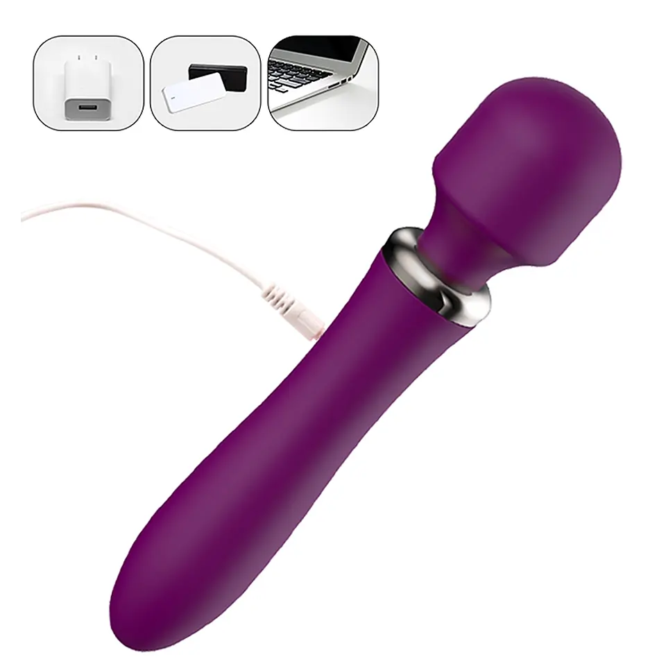 Vibrador Masajeador 2 en 1 - La Maleta Rosada Tienda Erótica