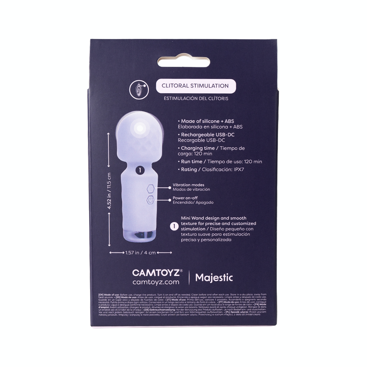 Vibrador Mini Hitachi Aselia - La maleta Rosada Vibrador Clitorial