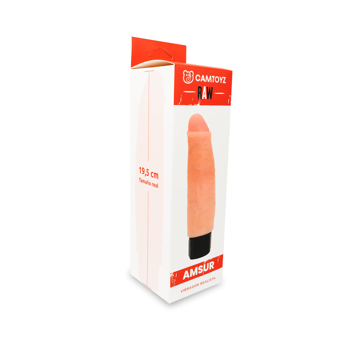 Vibrador Realista Amsur - La Maleta Rosada Dildo Realista