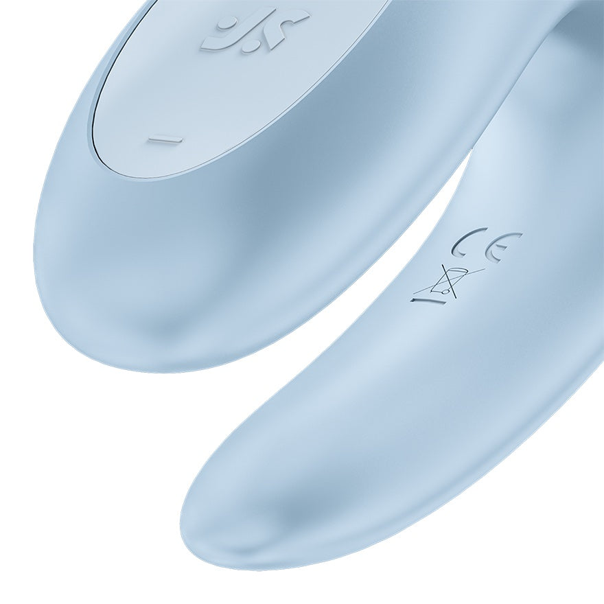 Vibrador Satisfyer Double Joy Para Parejas - La Maleta Rosada Vibrador con App
