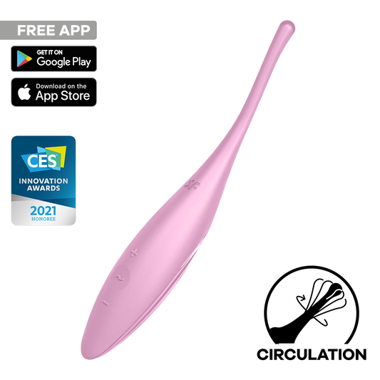 Vibrador Satisfyer Twirling Joy - La Maleta Rosada Vibrador Interactivo