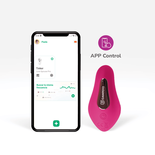 Vibrador para Panty con App Tinker - La Maleta Rosada Juguetes Sexuales