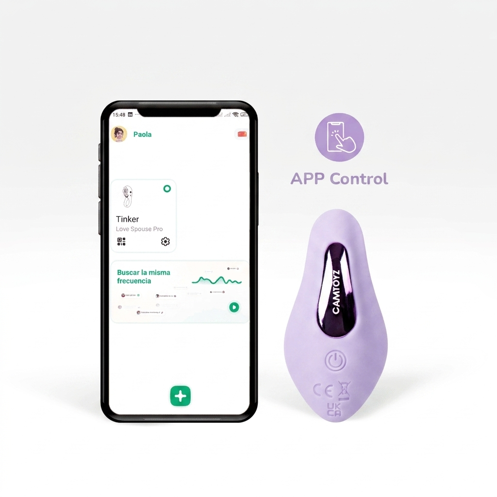 Vibrador para Panty con App Tinker - La Maleta Rosada Vibrador para Vulva