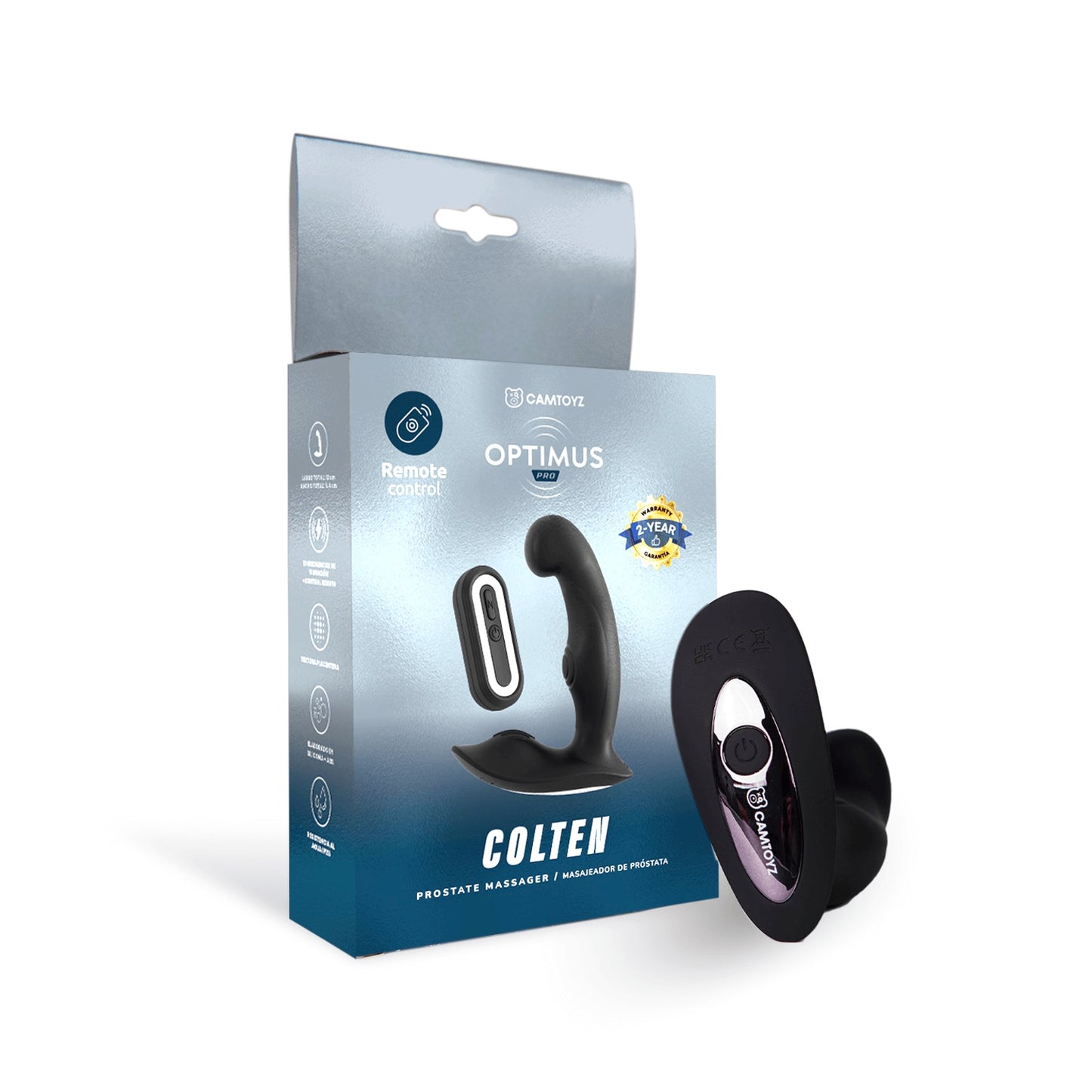 Vibrador para Próstata y Perineo Colten - La Maleta Rosada Sex Shop