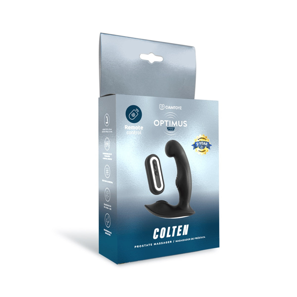 Vibrador para Próstata y Perineo Colten - La Maleta Rosada Tienda para Adultos