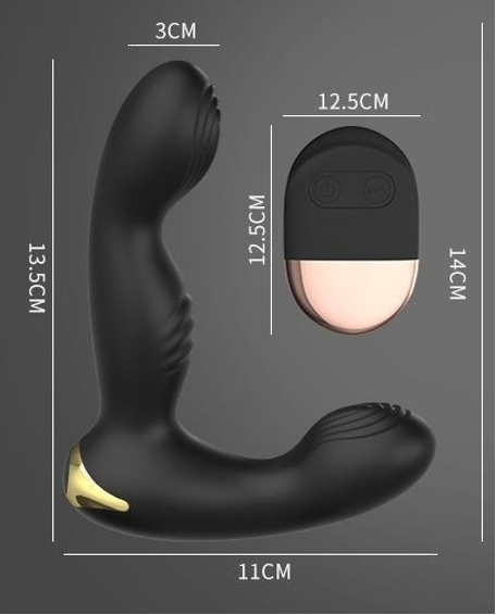 Vibrador para Próstata y Perineo con Control Remoto - La Maleta Rosada Vibrador Anal