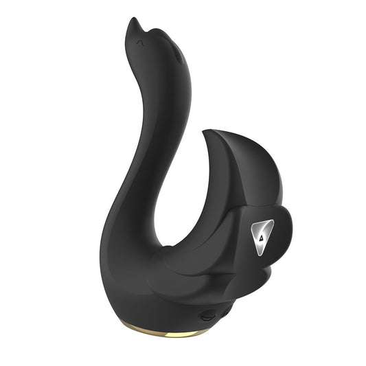 Vibrador y Succionador Cisne Negro - La Maleta Rosada Sex Shop