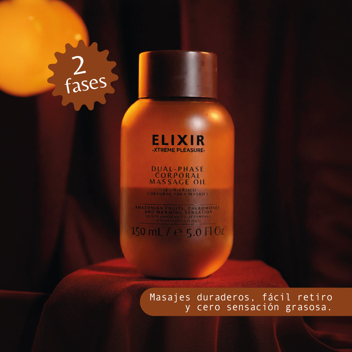 Aceite Bifásico Corporal Elixir - La Maleta Rosada Aceite Bifásico para Masajes