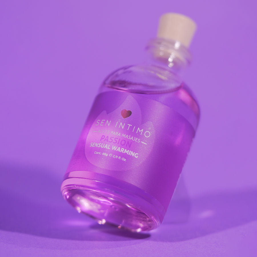 Aceite Caliente para Masajes Passion Sensual Warming - La Maleta Rosada Aceite de Masaje Efecto Calor