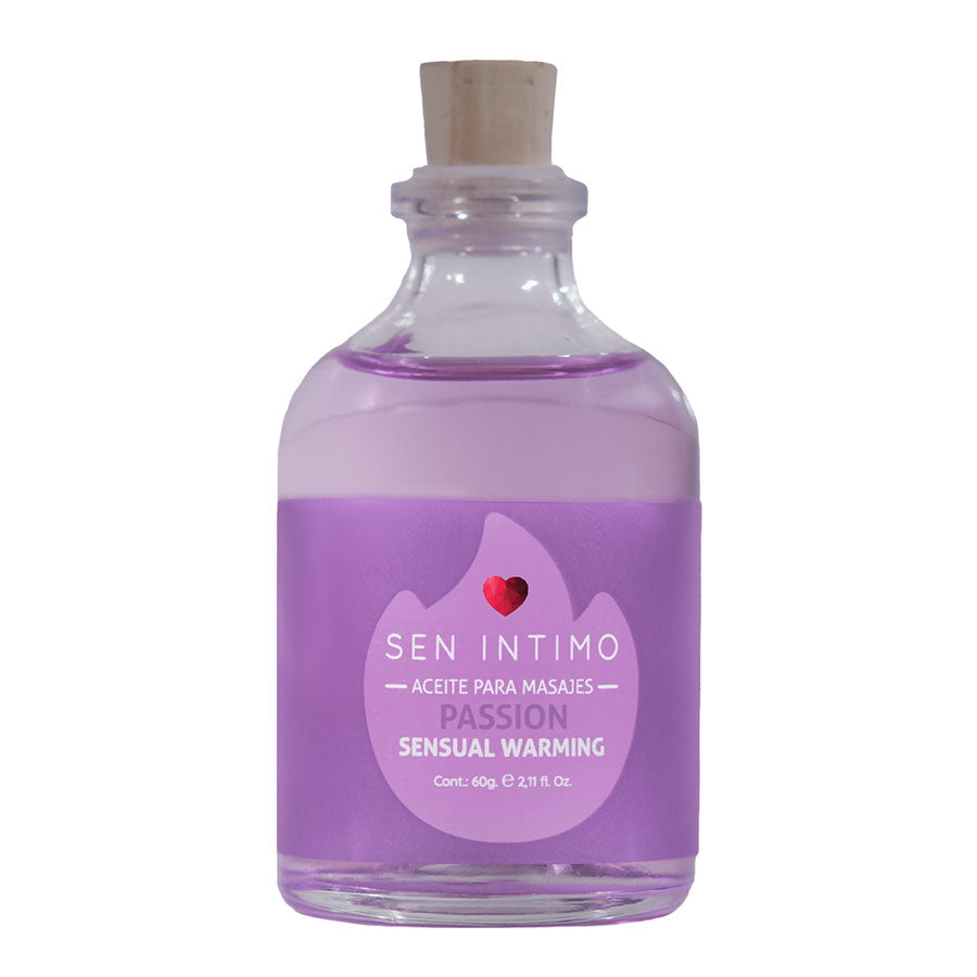 Aceite Caliente para Masajes Passion Sensual Warming - La Maleta Rosada Aceite para Masajes Eróticos