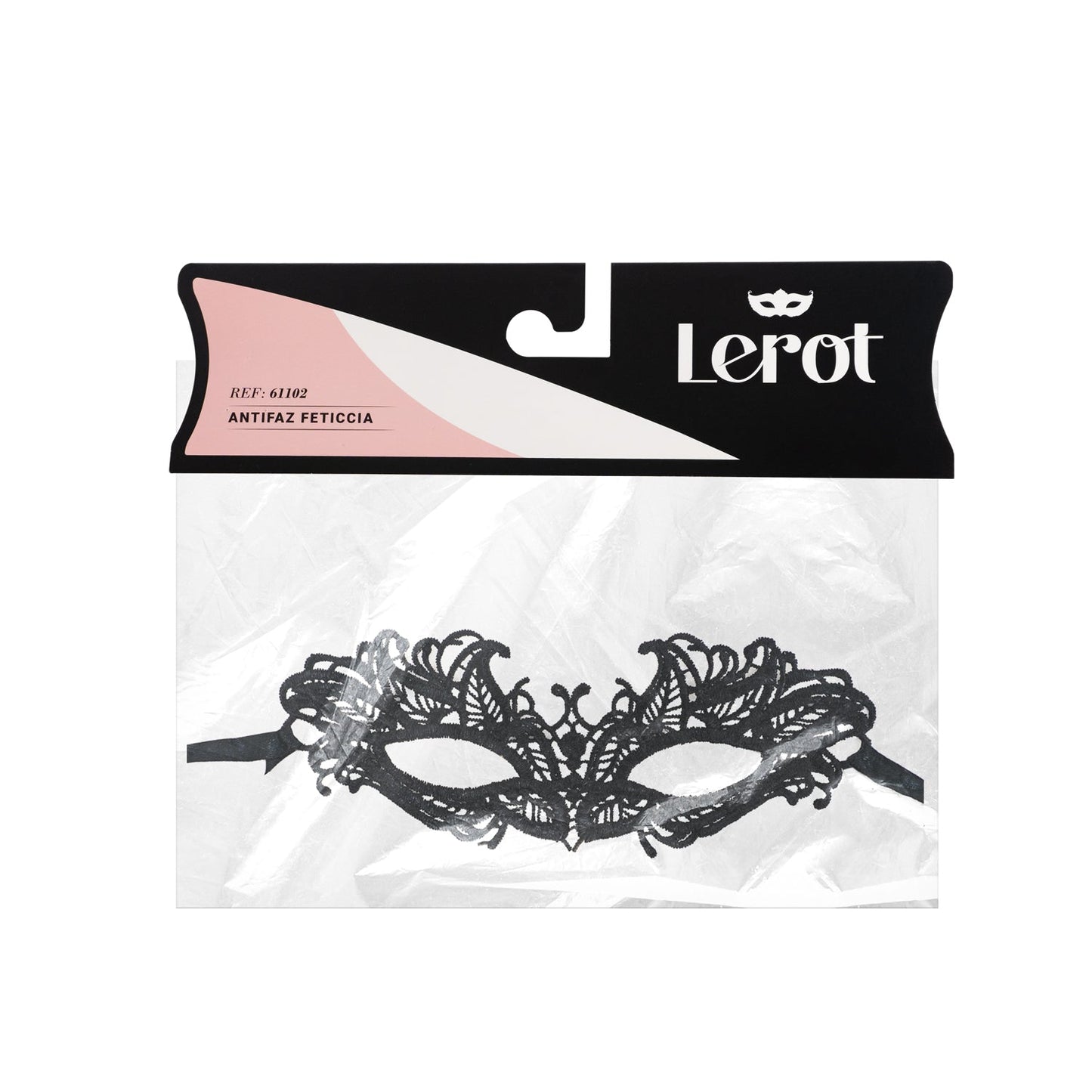 Antifaz Erótico Feticcia Lerot Negro - La Maleta Rosada Antifaz para Ojos