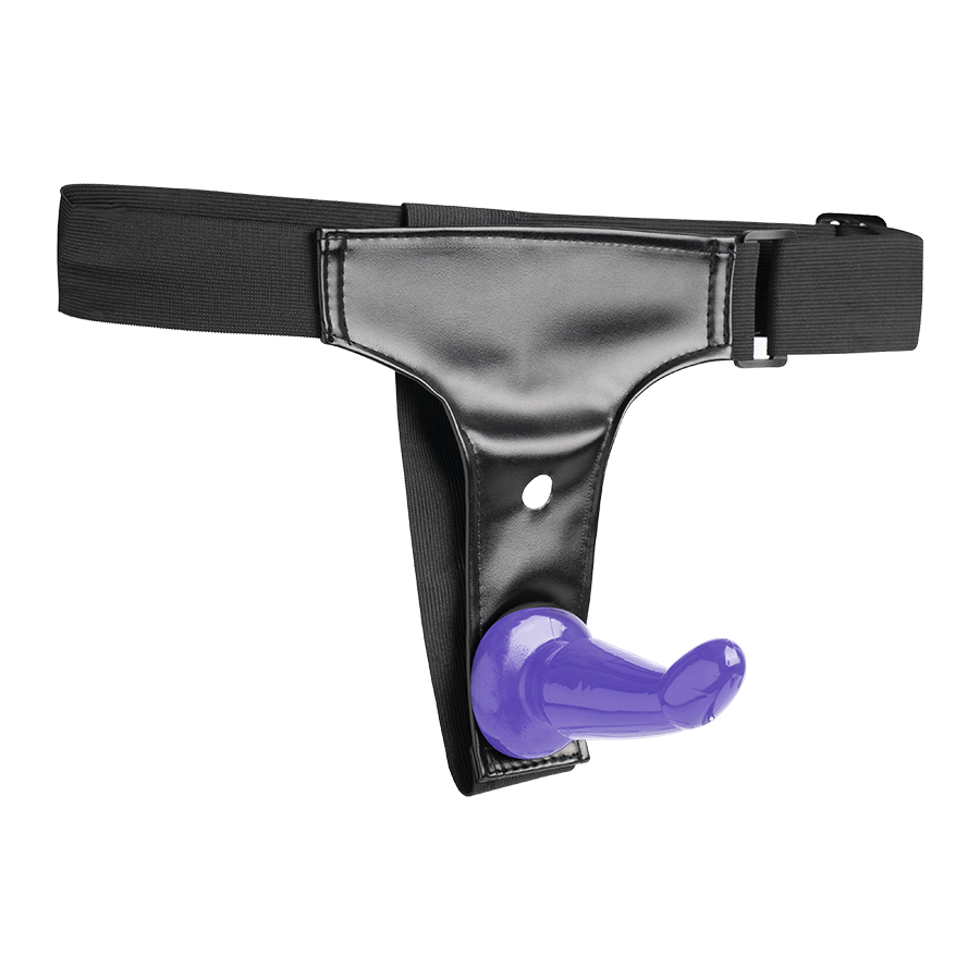 Arnés Doble Domina Twin Strap-On Morado - La Maleta Rosada arnés doble sex shop