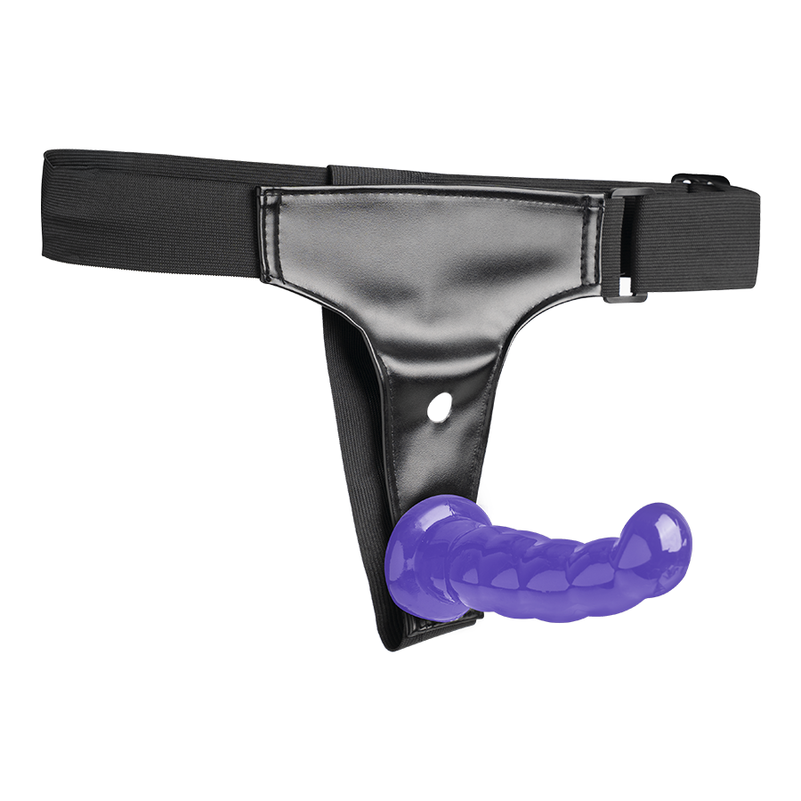 Arnés Doble Domina Twin Strap-On Morado - La Maleta Rosada arnés doble sexual