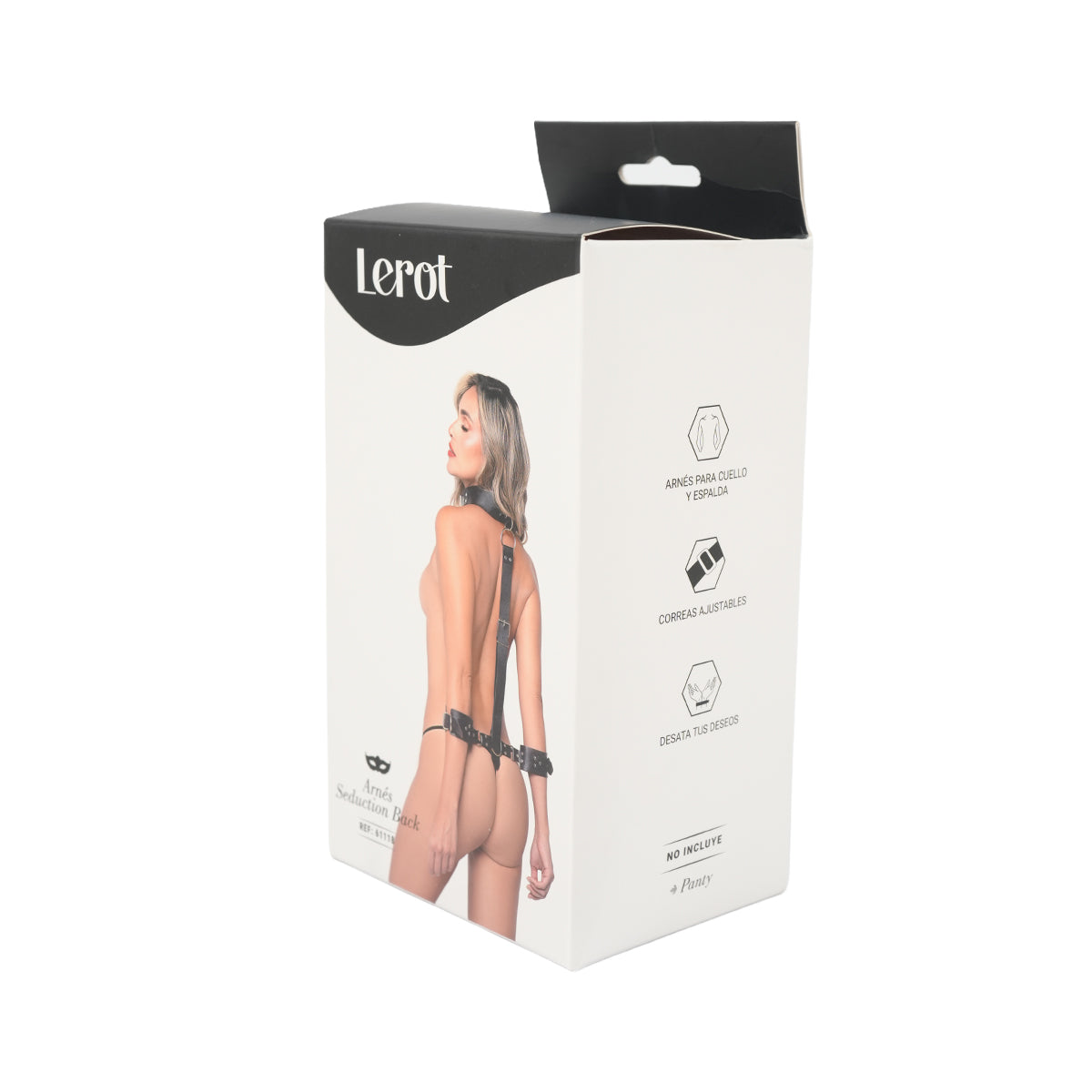 Arnés Seduction Back Lerot - La Maleta Rosada amarres bdsm