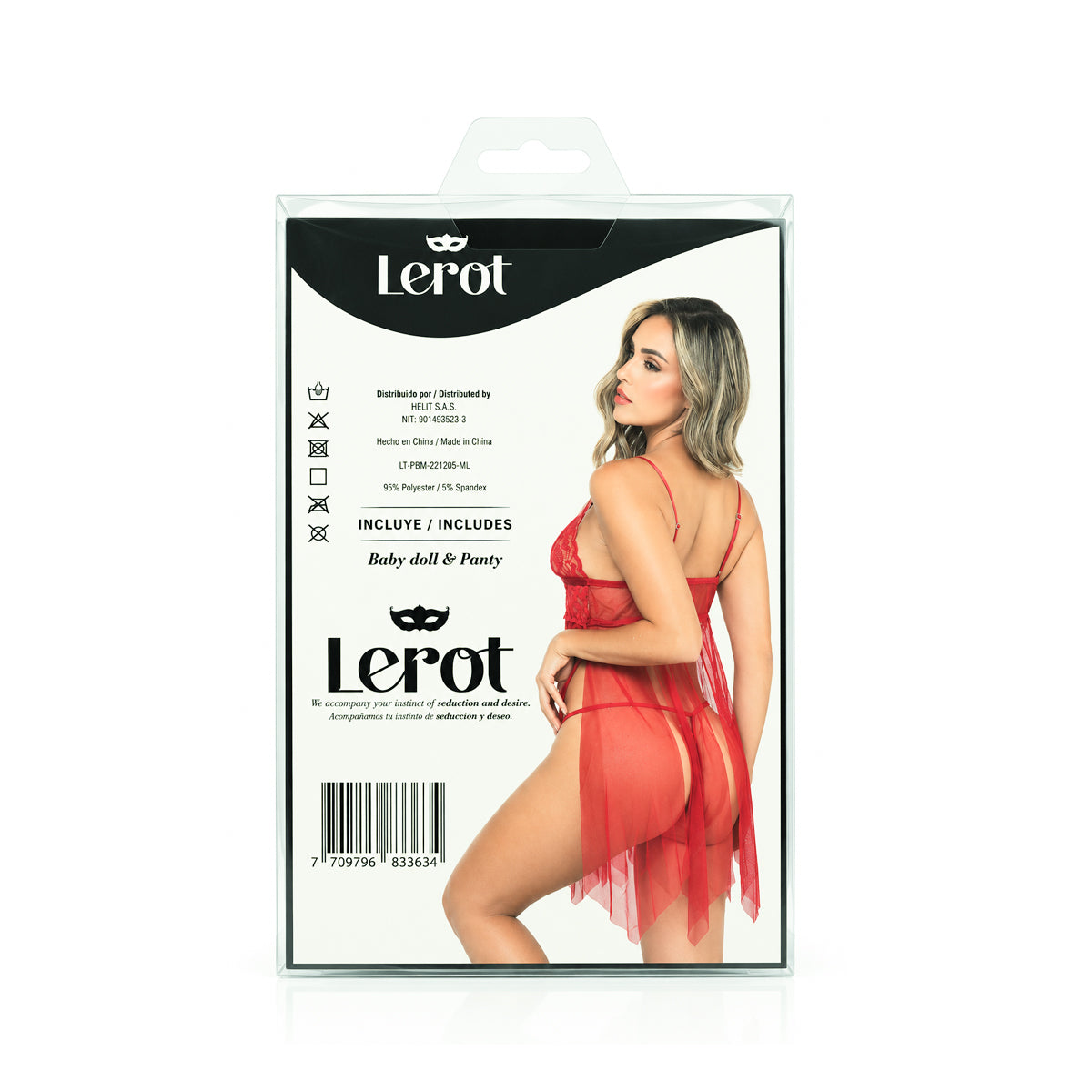 Baby Doll Velvet Lerot - La Maleta Rosada baby doll para mujer