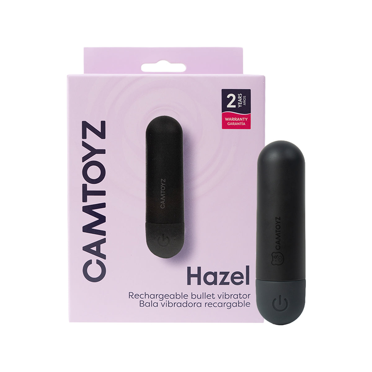 Bala Vibradora Recargable Hazel Camtoyz - La Maleta Rosada Bala vibradora