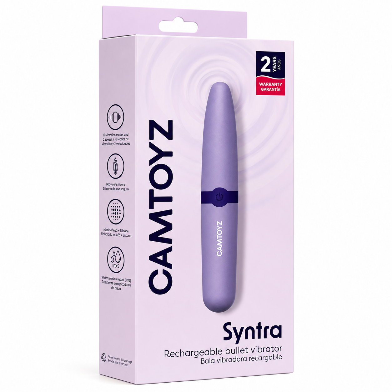 Bala Vibradora Syntra Camtoyz - La Maleta Rosada Vibrador para el Clítoris