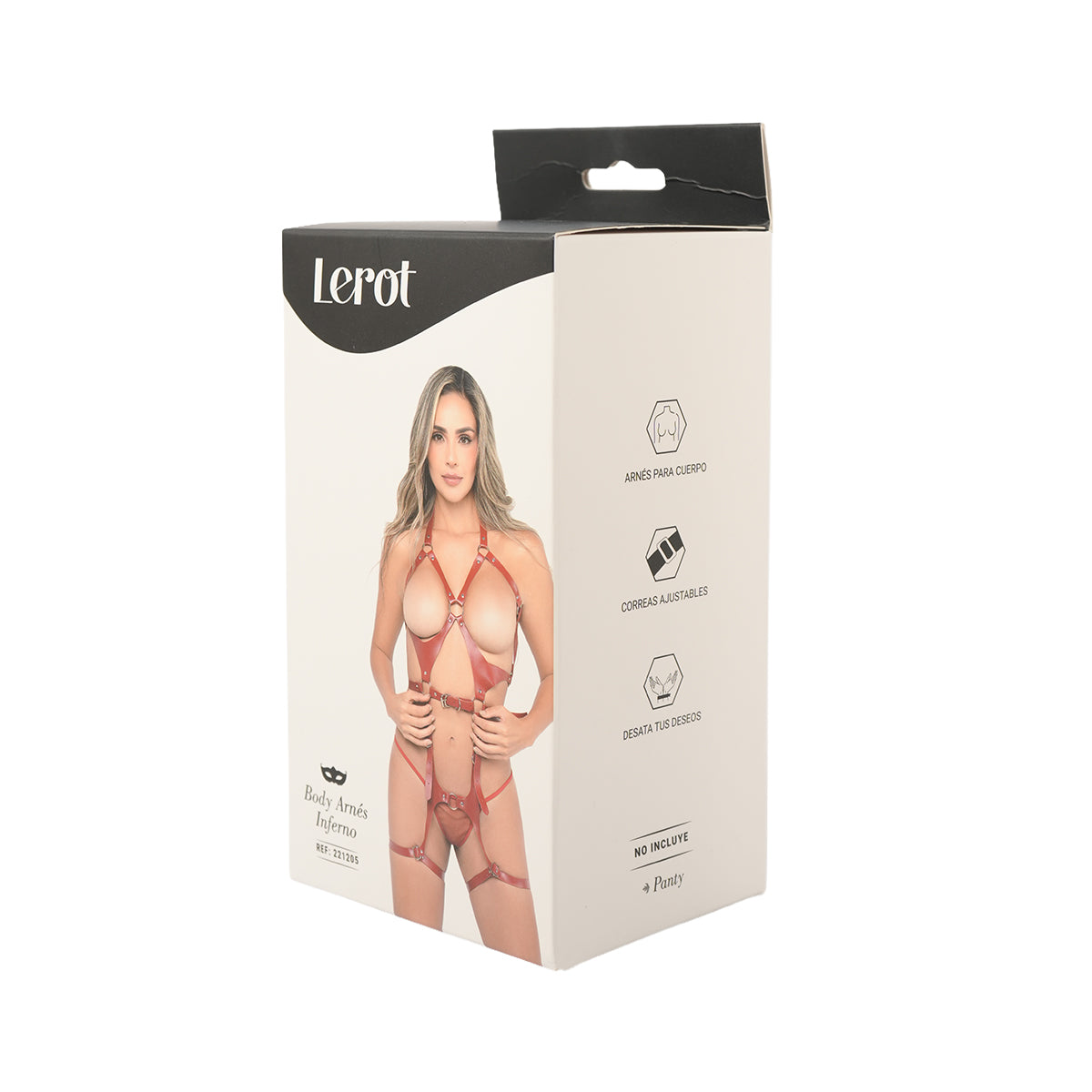 Body Arnés Inferno Lerot - La Maleta Rosada juguetes sadomasoquismo