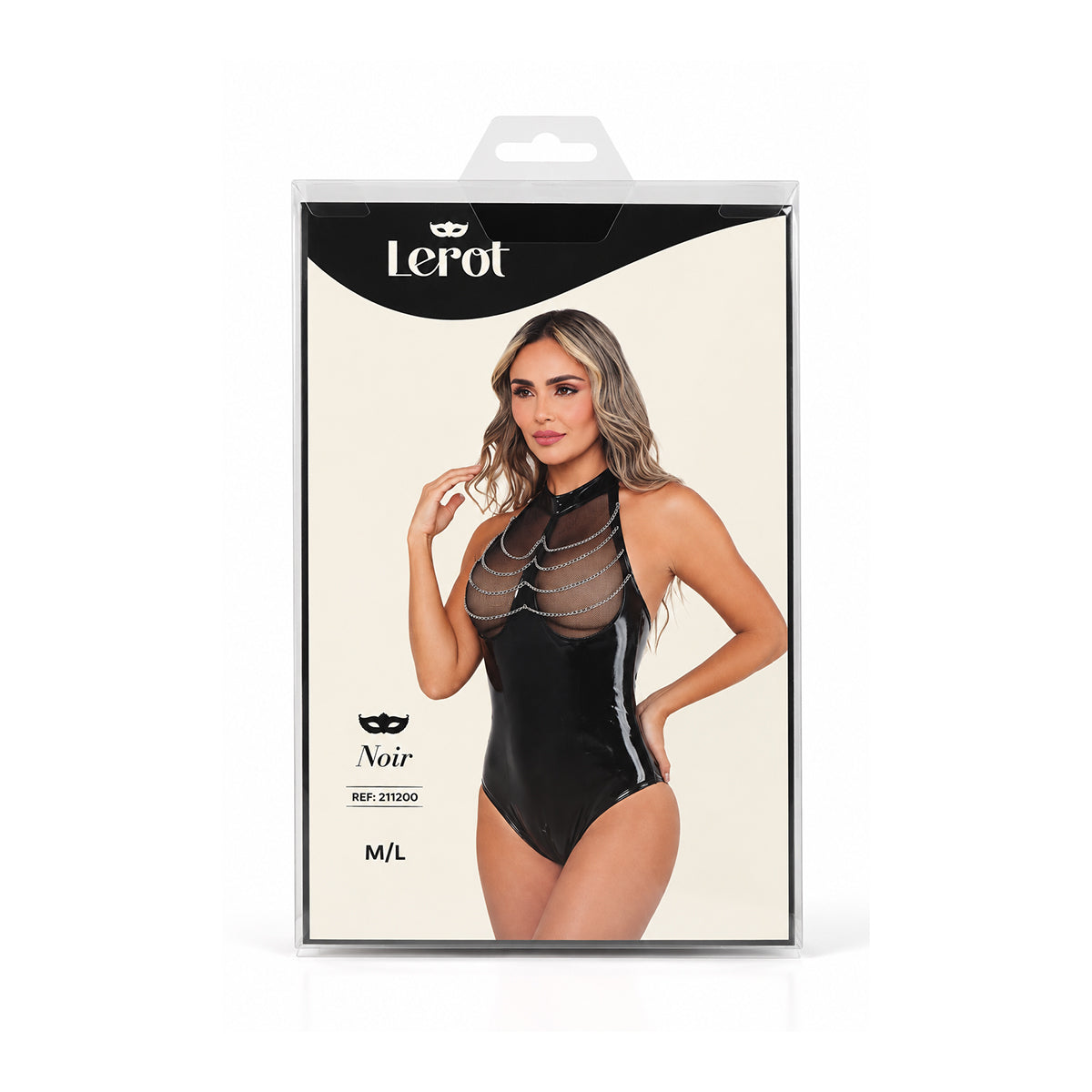 Body Noir Lerot - La Maleta Rosada body transparente