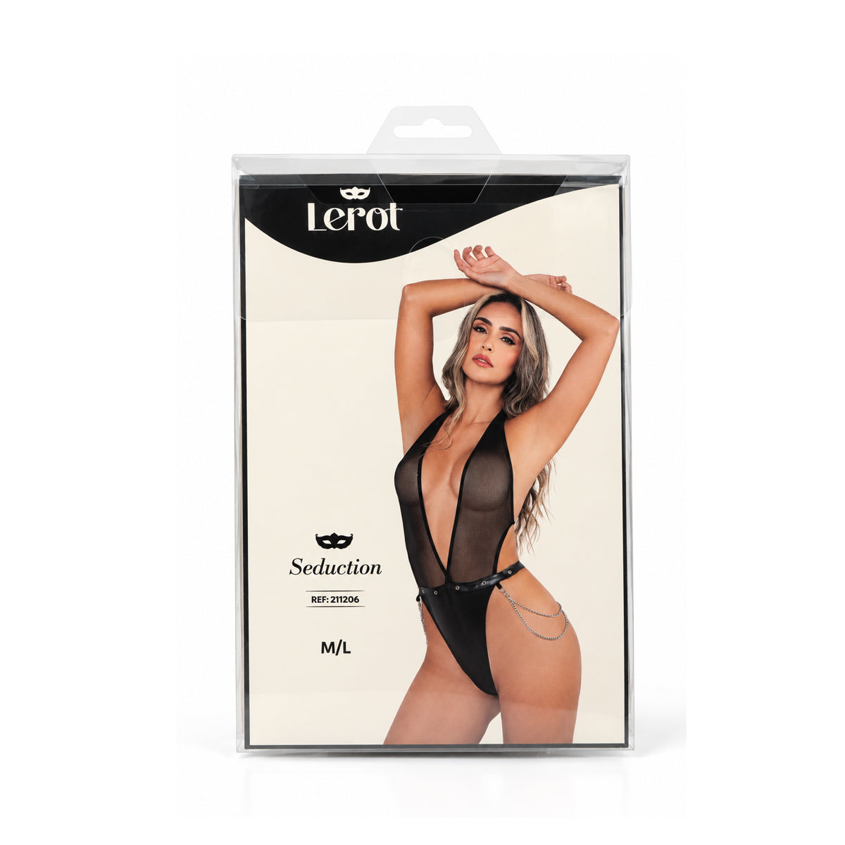 Body Seduction Lerot - La Maleta Rosada body con escote en V
