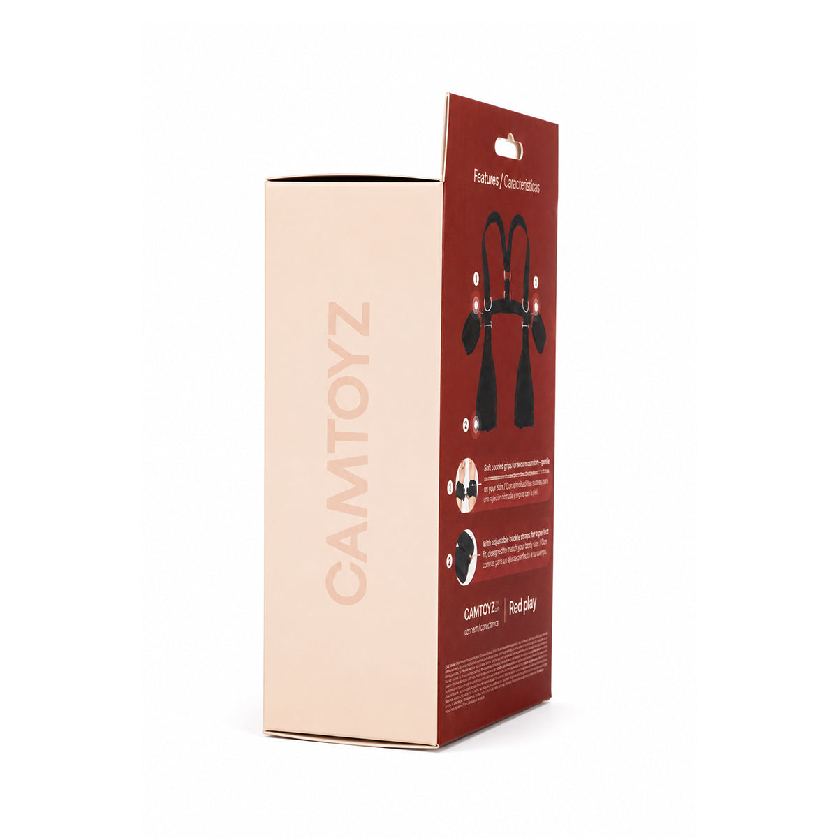 Cinturón de Posicionamiento con Esposas Handy Bondy Camtoyz - La Maleta Rosada esposas bdsm
