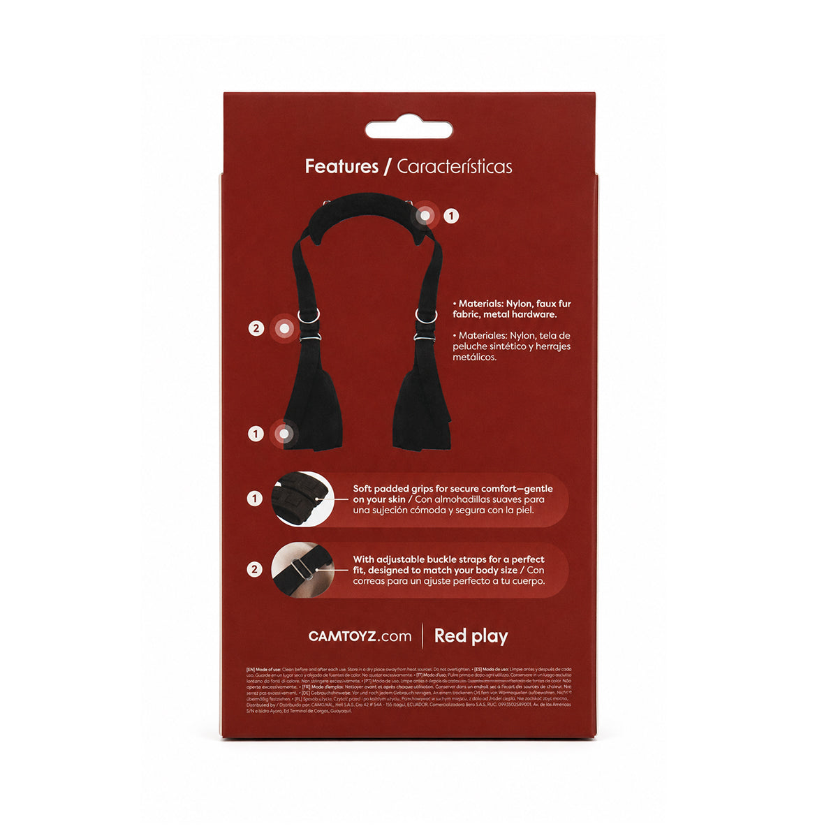 Cinturón de Sujeción para Posicionamiento Apertur Camtoyz - La Maleta Rosada sex shop
