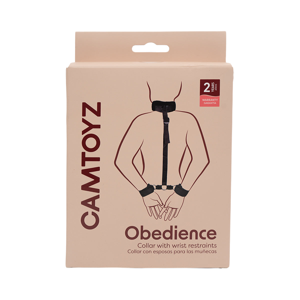 Collar con Esposas para Muñecas Obedience - La Maleta Rosada Amarre Cuello y Manos
