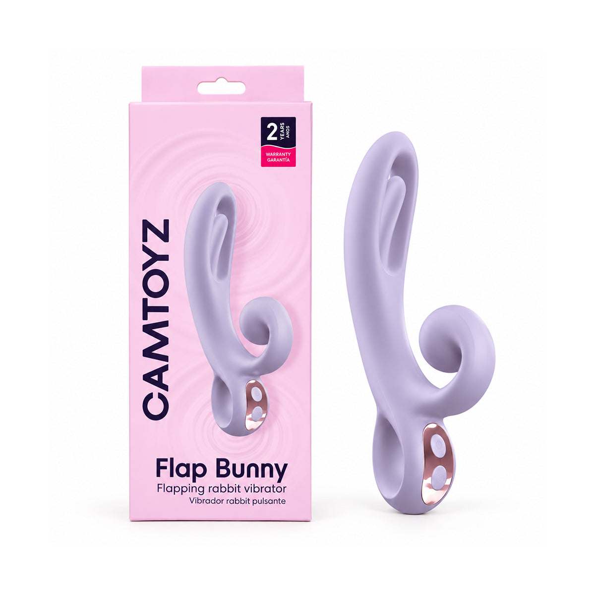 Conejo Vibrador Pulsante Flap Bunny Camtoyz - La Maleta Rosada vibrador conejo