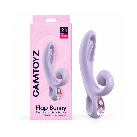 Conejo Vibrador Pulsante Flap Bunny Camtoyz - La Maleta Rosada vibrador conejo