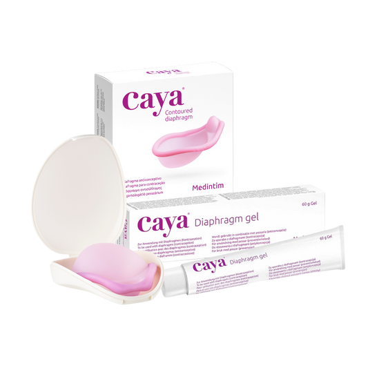 Diafragma Caya y Gel Anticonceptivo Sin Hormonas - La Maleta Rosada diafragma anticonceptivo