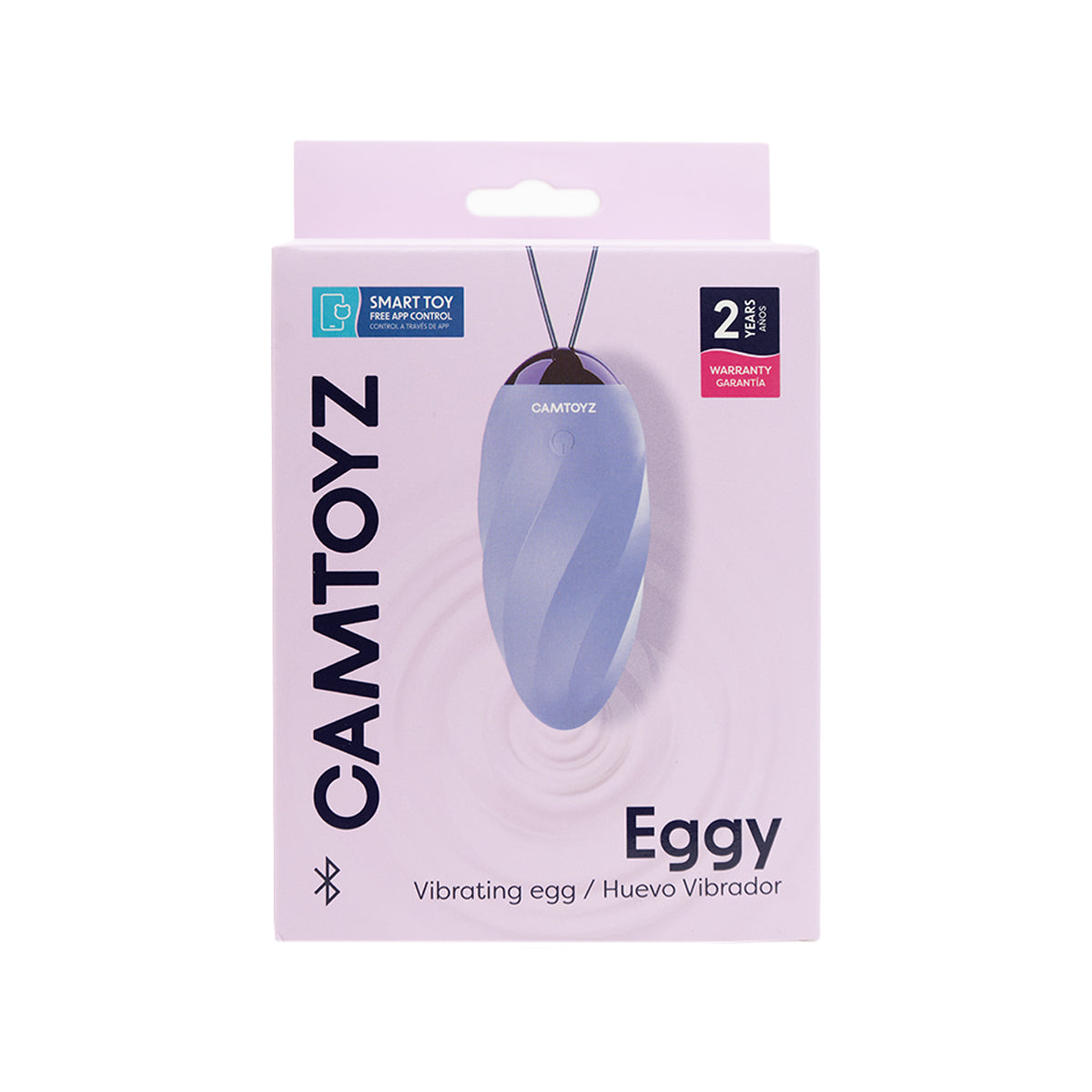 Eggy Huevo vibrador con app Camtoyz - La Maleta Rosada Huevo Vibrador