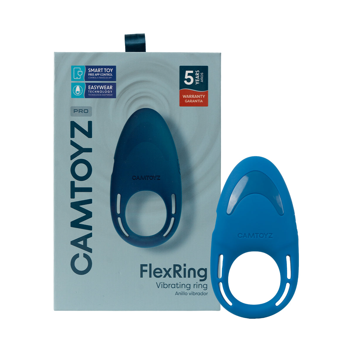 Flexring Anillo Vibrador para el pene Camtoyz - La Maleta Rosada Anillo Vibrador