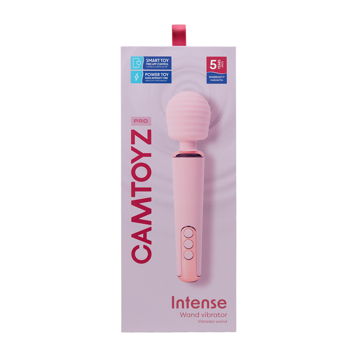 Intense Vibrador wand Camtoyz - La Maleta Rosada Masajeador de Clítoris