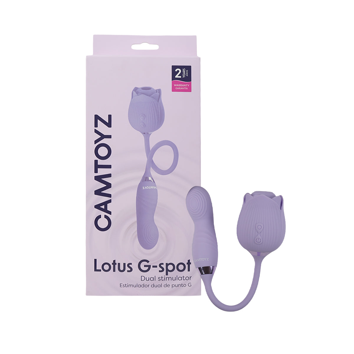 Lotus G-spot Vibrador con Bala Camtoyz - La Maleta Rosada Vibrador punto G