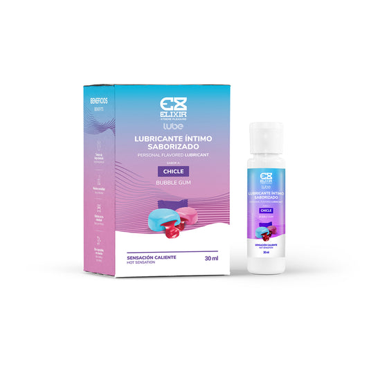 Lubricante Caliente Elixir Sabor a Chicle 30ml - La Maleta Rosada Sex Shop Online