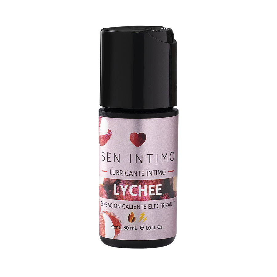 Lubricante Íntimo Lychee Sensación Caliente Electrizante de Sen Íntimo - La Maleta Rosada Gel Íntimo Caliente