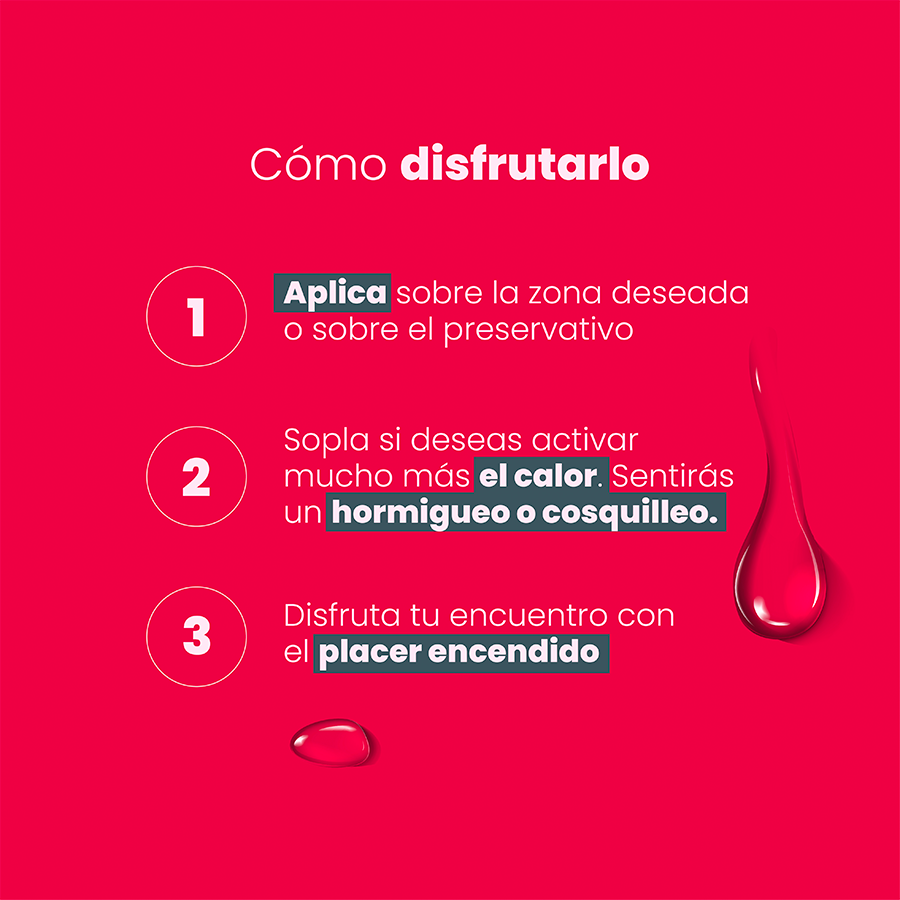 Lubricante Íntimo Lychee Sensación Caliente Electrizante de Sen Íntimo - La Maleta Rosada Lubricante Saborizado