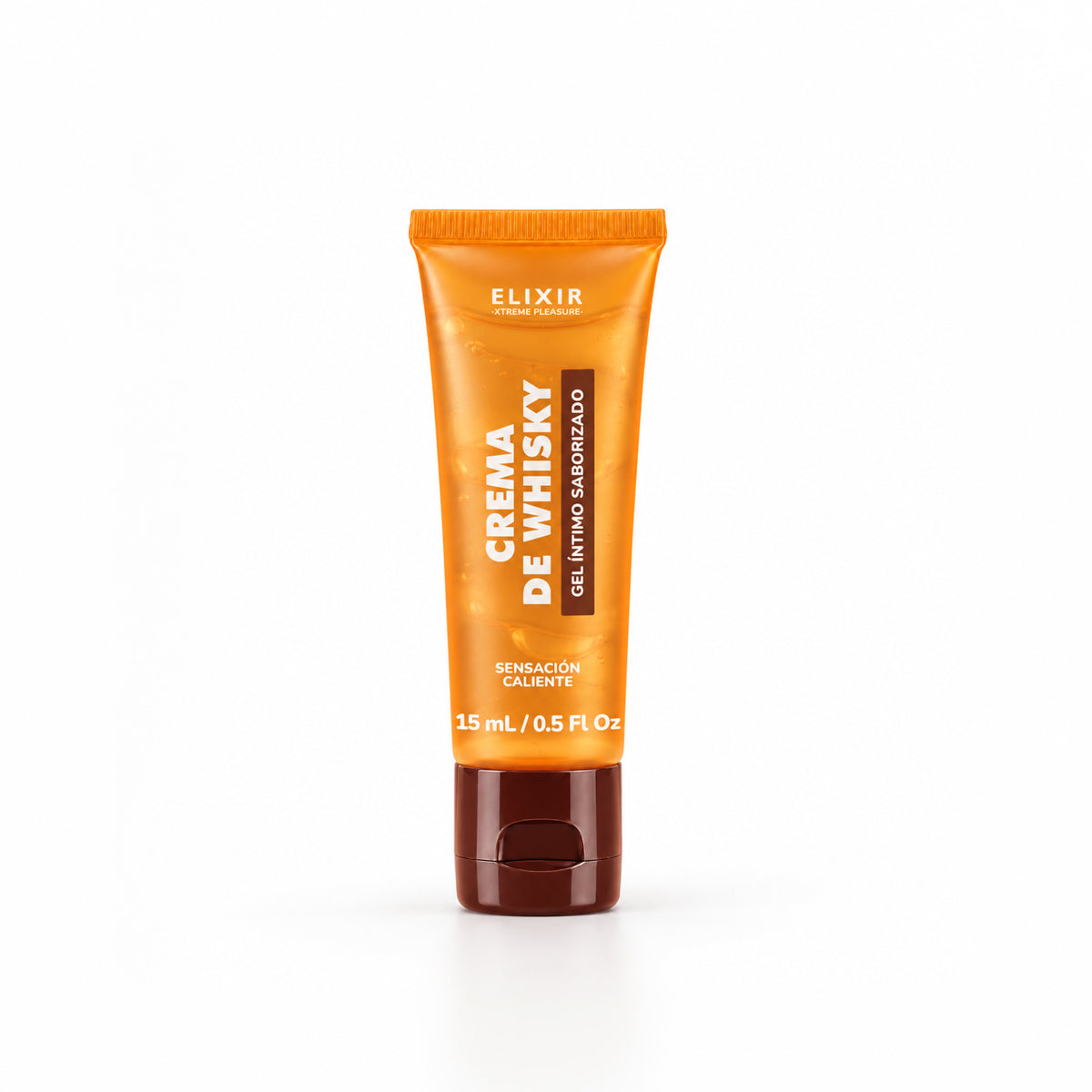 Lubricante Íntimo Saborizado Crema de Whisky Elixir 15 ml - La Maleta Rosada Lubricante Caliente