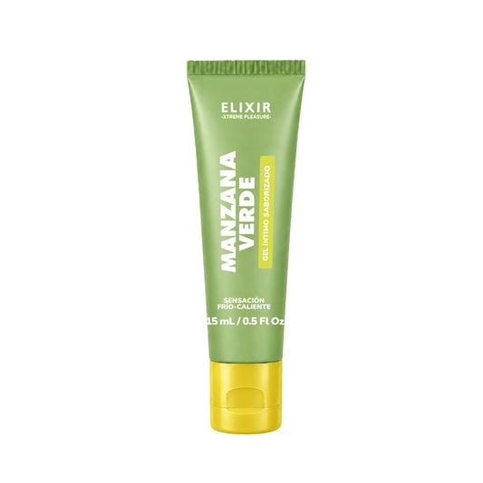 Lubricante Íntimo Saborizado Manzana Verde Elixir 15 ml - La Maleta Rosada Lubricante Saborizado