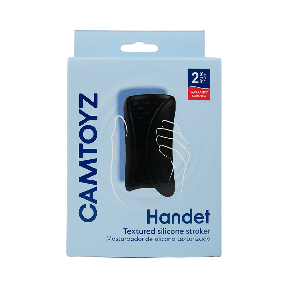 Masturbador de Silicona Texturizado Handet - La Maleta Rosada Juguete para Hombre