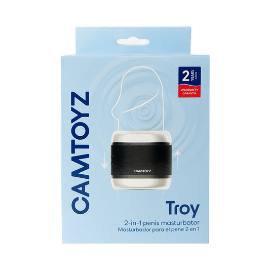 Masturbador Masculino 2 en 1 Troy - La Maleta Rosada Masturbador Masculino